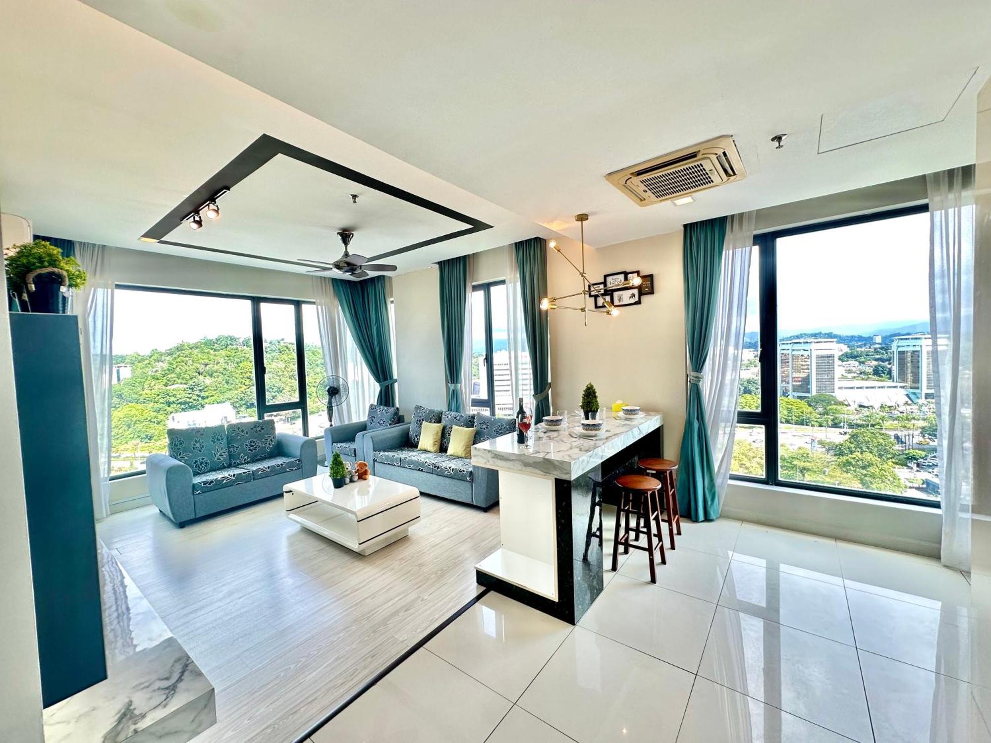 Cozy Living Sky Apartment Kota Kinabalu Esterno foto